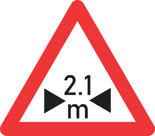 W360 - Width Restriction Road Sign | Safety Signs & Equipment