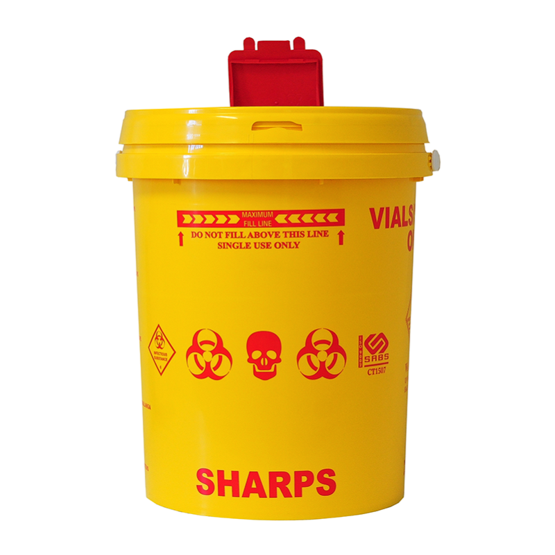 20L Yellow Sharps Container