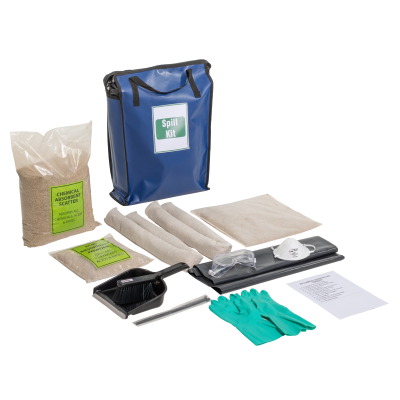 45L Chemical/Acid PVC Bag Spill Kit