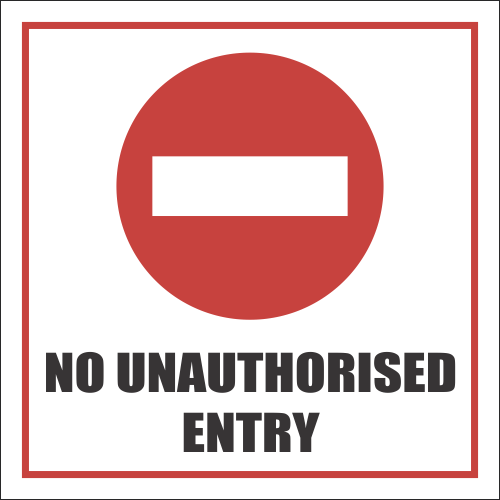 NE12 - No Unauthorised Entry