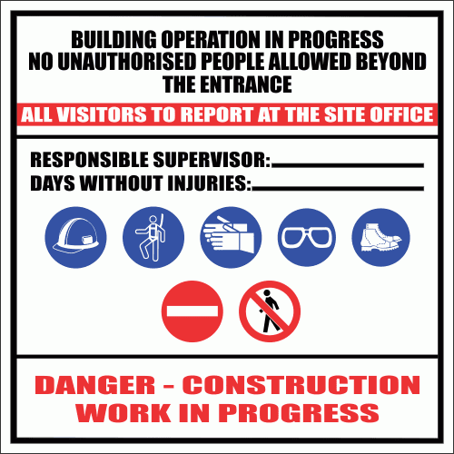 C32 - Construction Site Sign