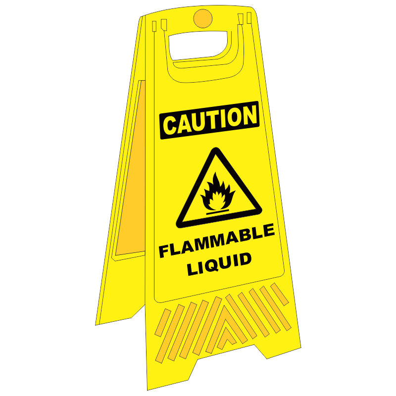 FS30 - Flammable Liquid A-Frame Floor Stand