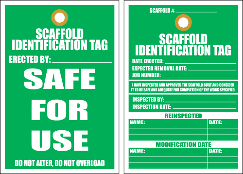 STS14 - Scaffold Identification Tag