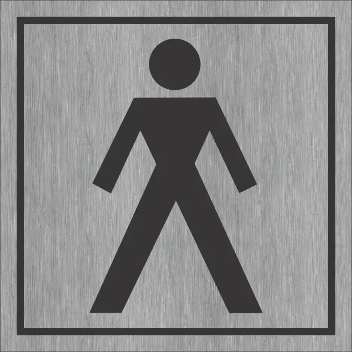 C-T27 - Mens Toilet Sign