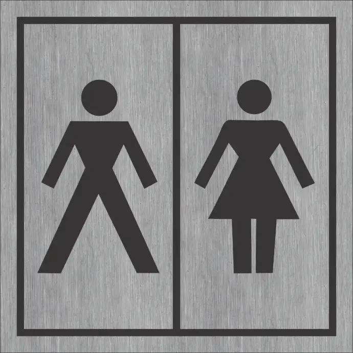 C-T29 - Unisex Toilet Sign