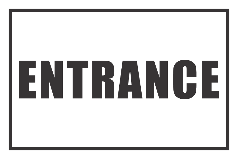 B2 - Entrance Sign