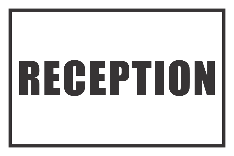 C-B3 - Reception Sign (300x200mm)