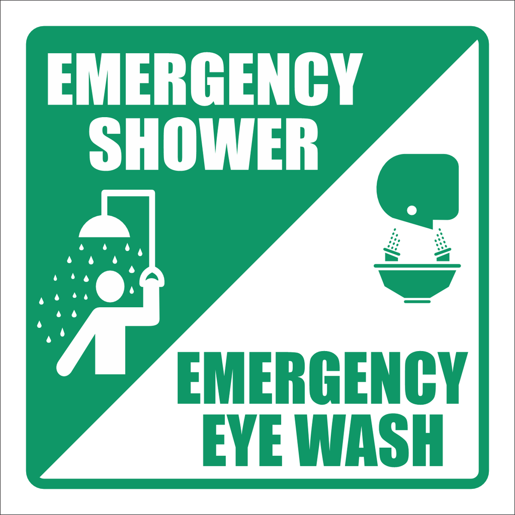 FA62 - Emergency Eyewash and Shower Sign
