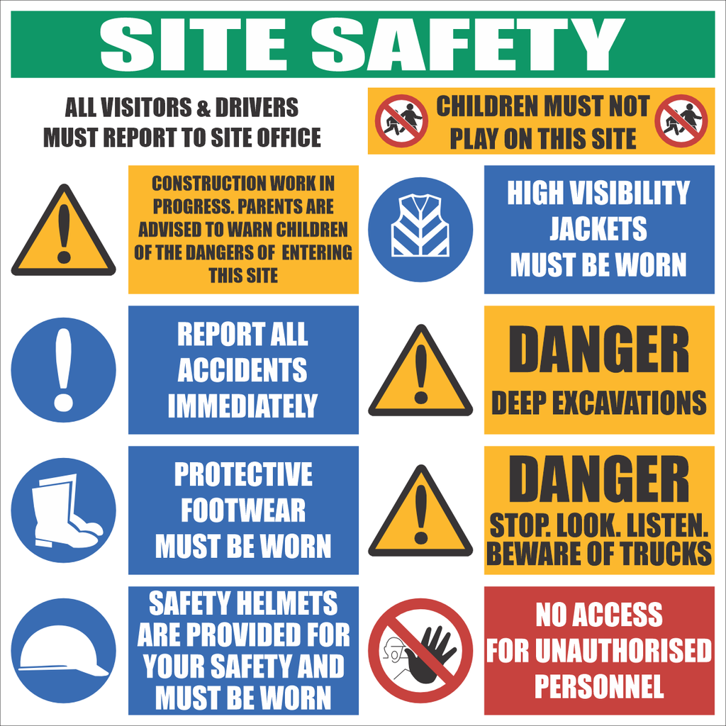 C35 - Site Safety Sign No1