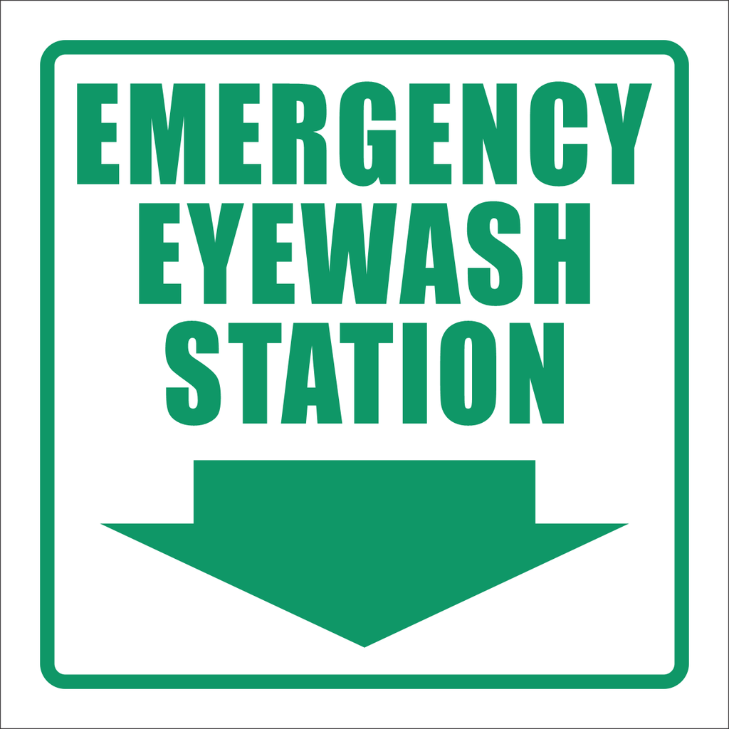 FA73 - Emergency Eye Wash Location Sign