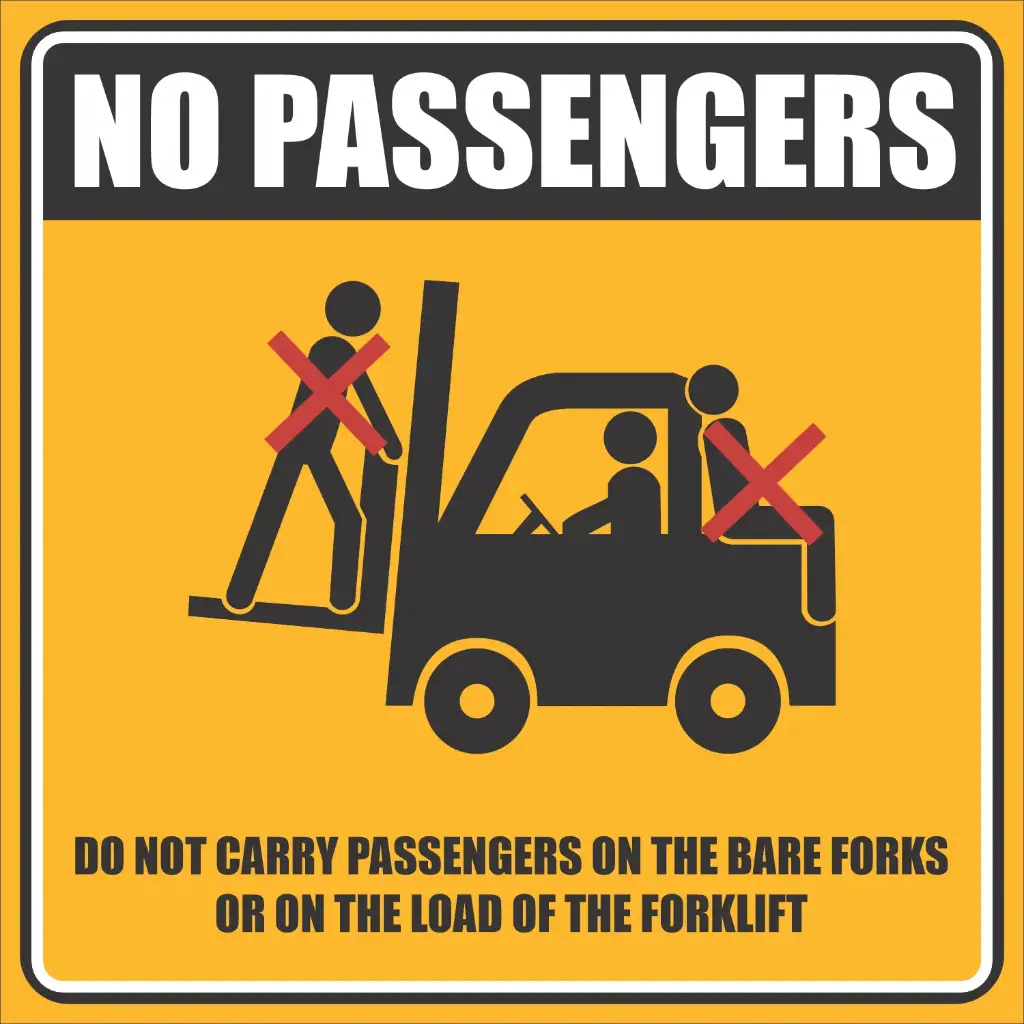 FLS3 - No Passengers Sign
