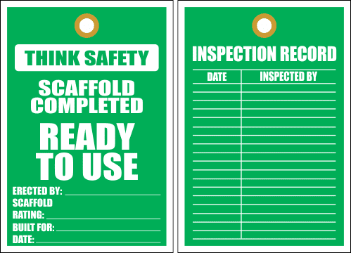 STS2 - Scaffold Completed Tag