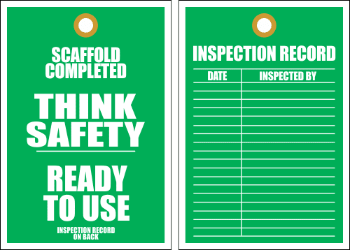 STS7 - Think Safety Scaffold Completed