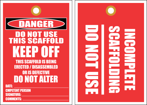 STU2 - Danger Keep Off Tag