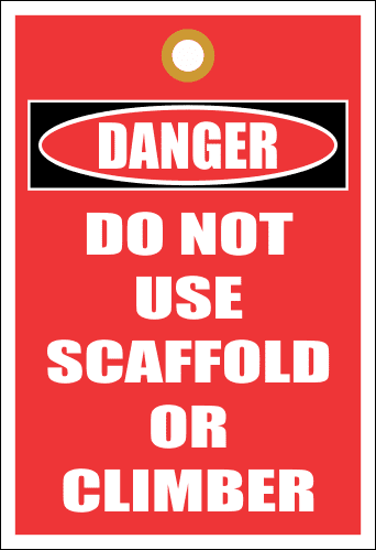 STU15 - Danger Do Not Use Tag