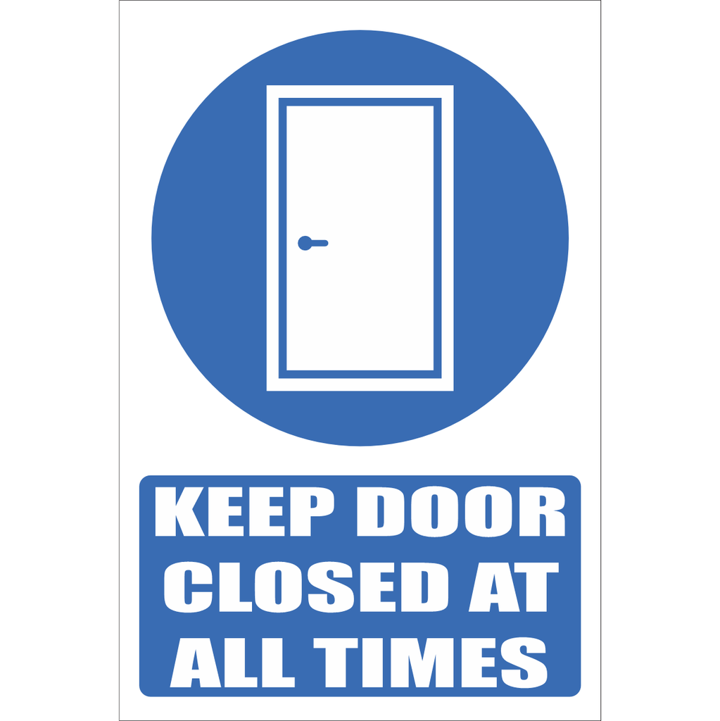 MA43 - Keep Door Closed Sign