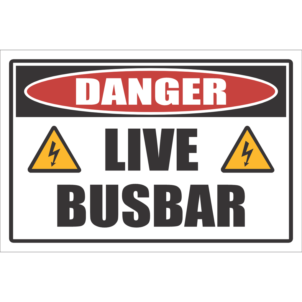 DG7 - Live Busbar Danger Sign