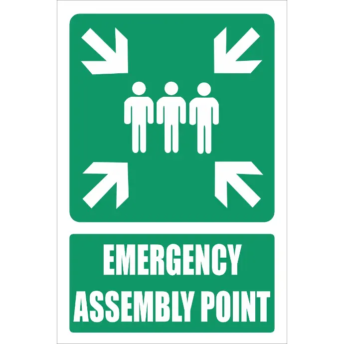 GA26E - Emergency Assembly Point Sign