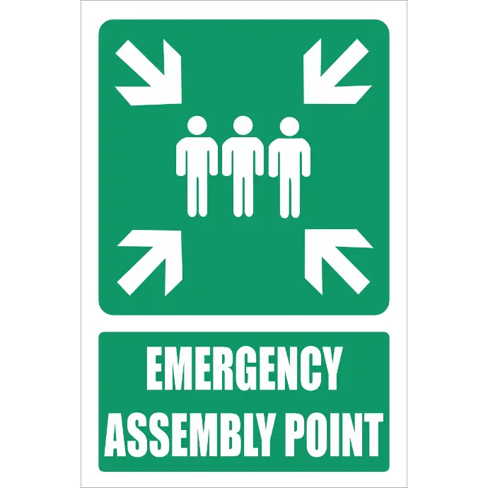 Emergency Assembly Point Sign - GA26E