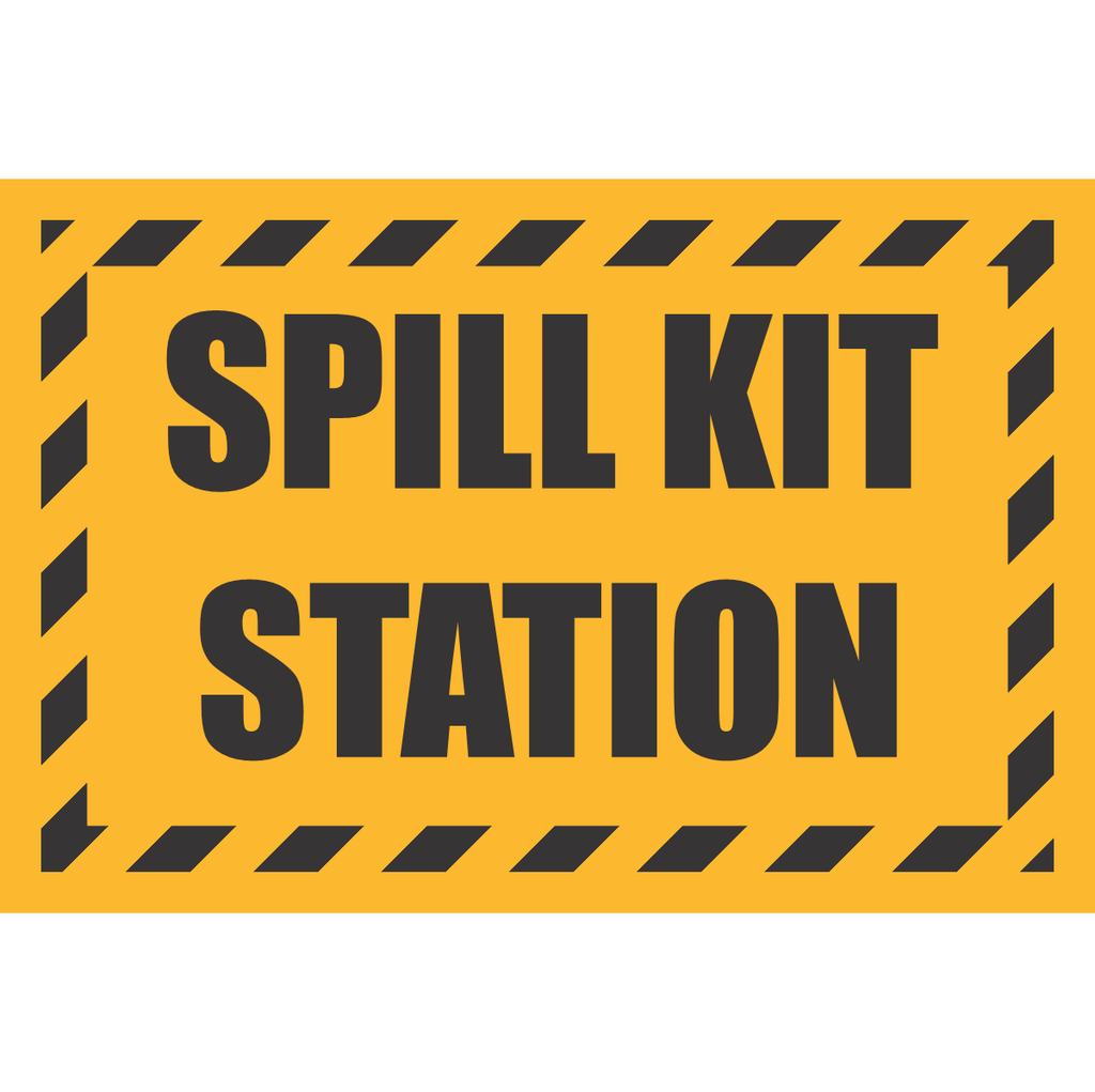 WF48 - Spill Kit Station Safety Sign