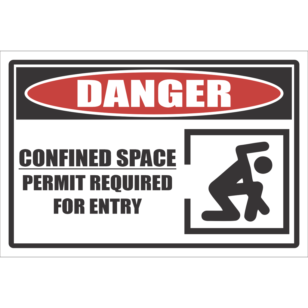 DG14 - Danger Confined Space Sign
