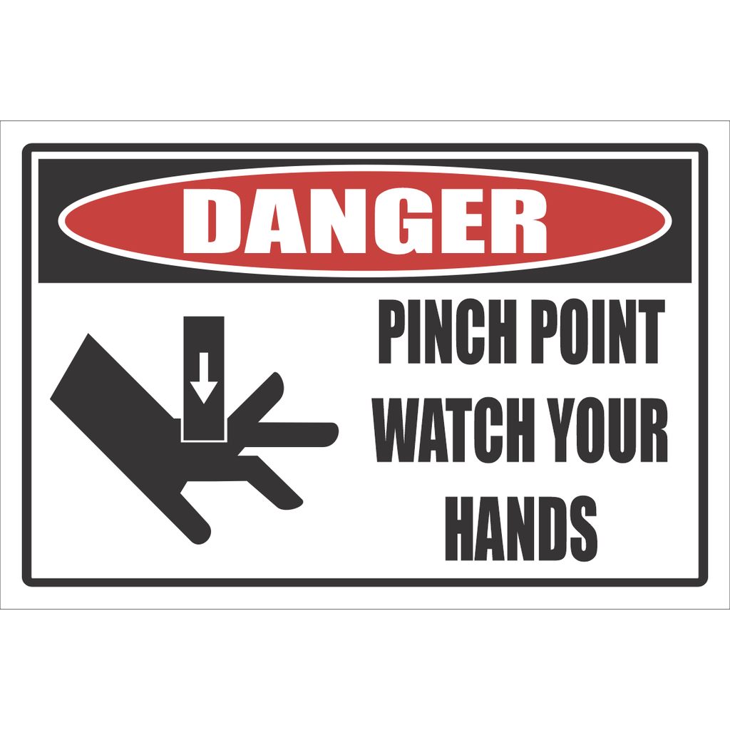 DG15 - Pinch Point Danger Sign