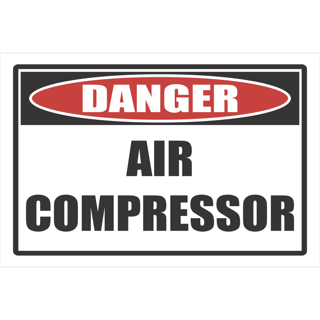 DG29 - Air Compressor Danger Sign