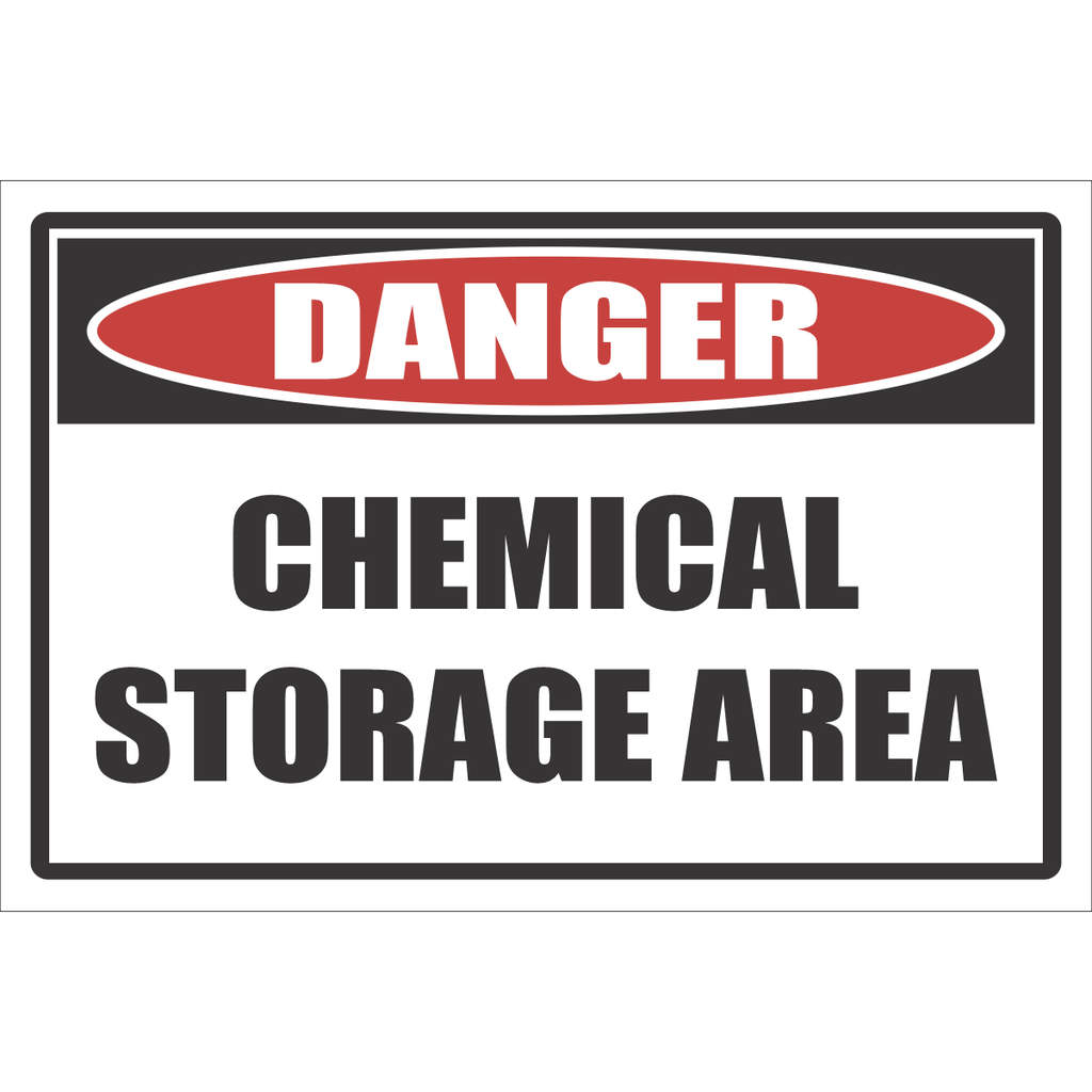 DG40 - Chemical Storage Area Danger Sign
