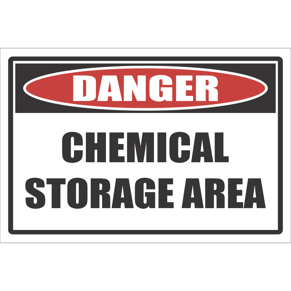 Chemical Storage Area Danger Sign - DG40