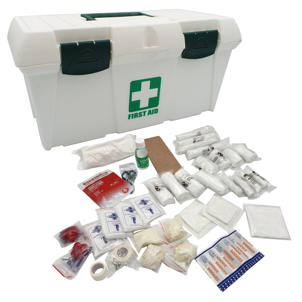 Regulation 3 - First Aid Kit c/w Plastic Utility First Aid Box
