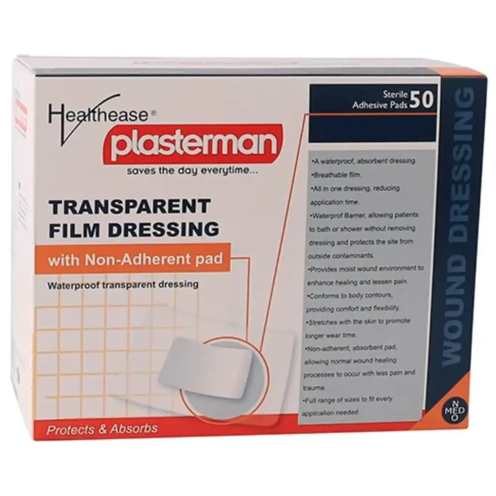 Transparent Film Dressing - 70x50mm, with Non Adherent Pad