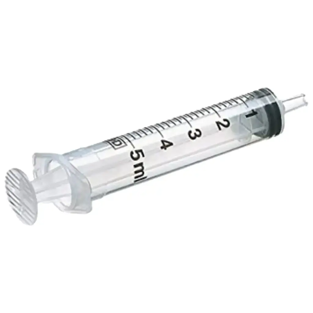 5ml Syringe - 3 Part Luer Slip - Latex Free