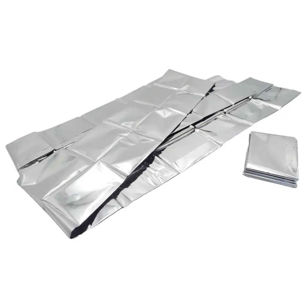 Emergency Rescue Blanket / Space Blanket (Silver/Silver) - 2.1mx1.3m