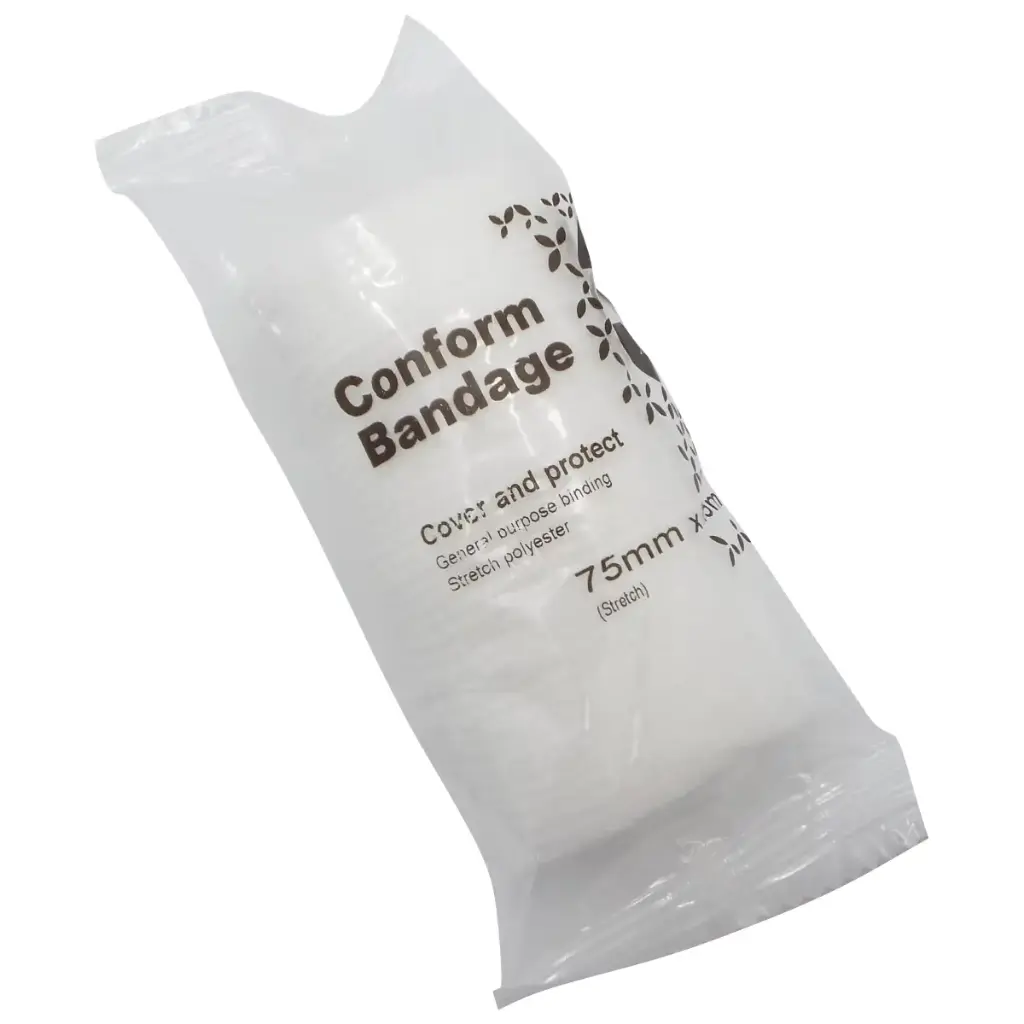 75mm Conforming Bandage – Flexible First Aid Dressing for Wound Support & Secure Wrapping