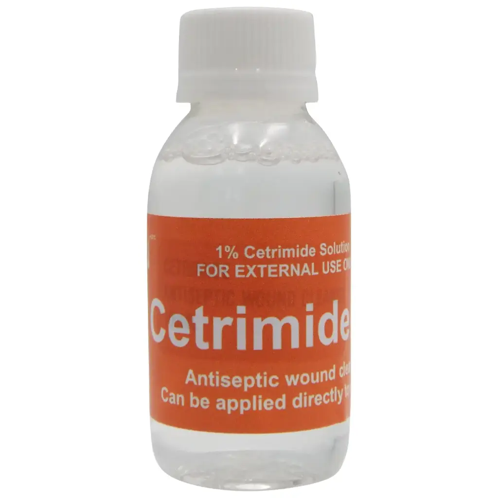 Cetrimide Antiseptic Wound Cleaner – 100ml Bottle