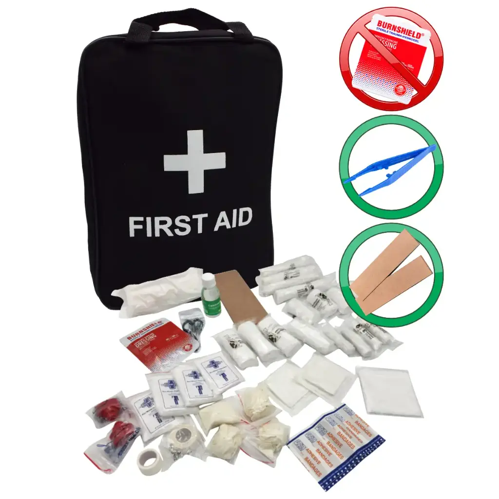 Regulation 3 (Factory) - First Aid Kit (Government Spec) c/w Black First Aid Bag