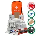 Regulation 7 (Factory) First Aid Kit (Government Spec) with First Aid Bag - Orange
