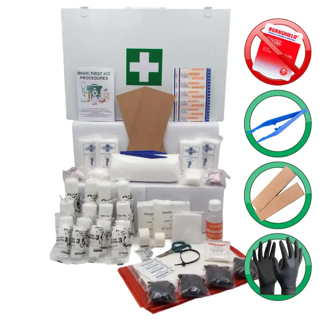 Regulation 7 (Factory) First Aid Kit (Government Spec) with Metal First Aid Box