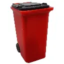 Wheelie Bin Pen Holder - Red