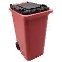 Wheelie Bin Pen Holder - Pink