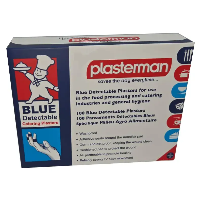 Blue Detectable Plaster Strips - 100