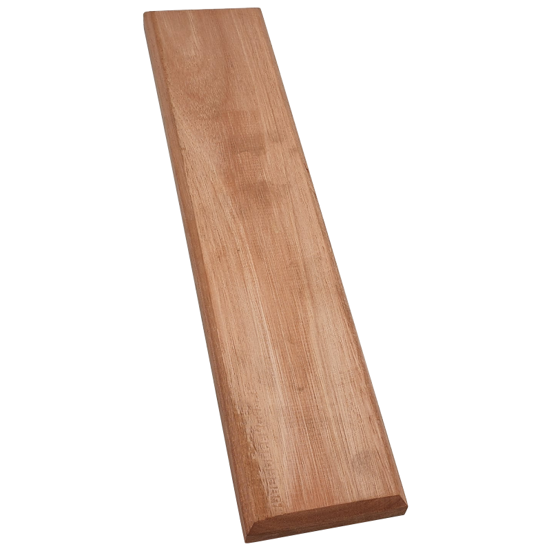 450mm Fire Extinguisher Backing Board - Saligna Wood