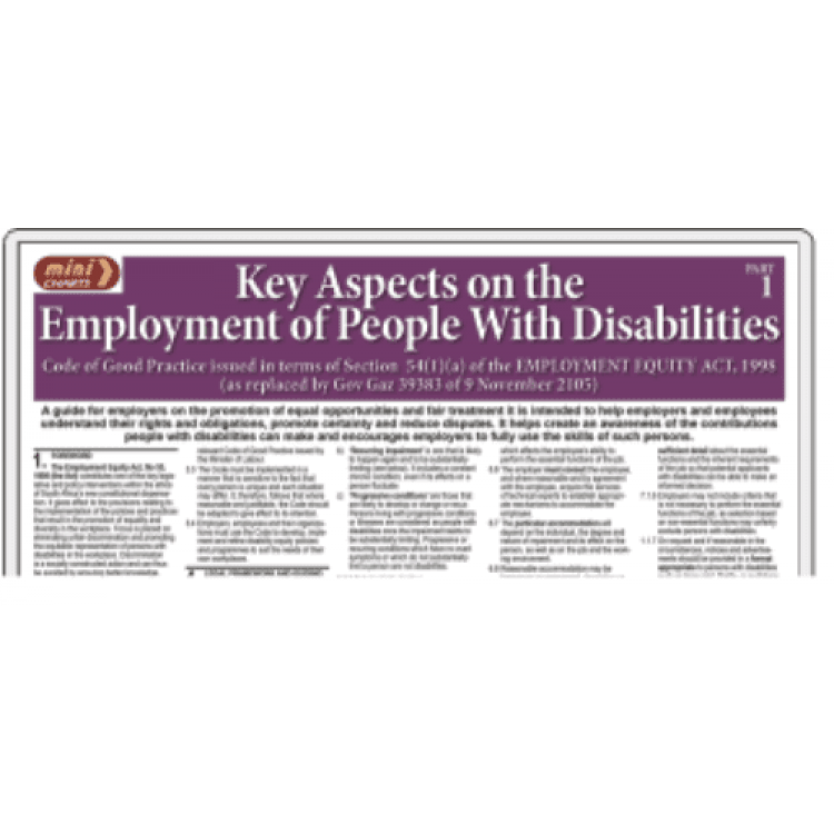 Employment of People with Disabilities Poster