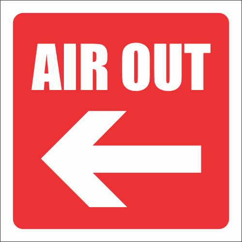 GAS11 - Air Out Sign