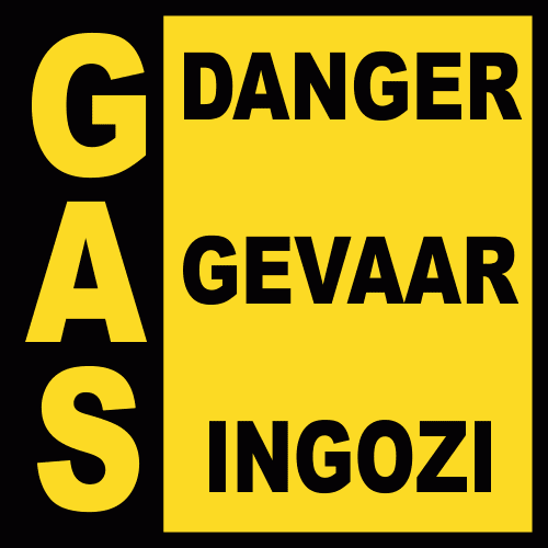 GAS13 - GAS Danger Sign