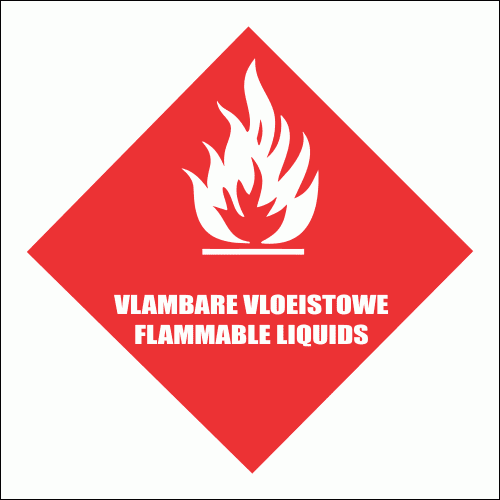 GAS18 - Flammable Liquids Sign