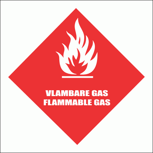 GAS19 - Flammable Gas Sign