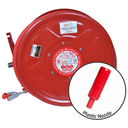 Fire Hose Reel - Fixed Mount - Plastic Nozzle