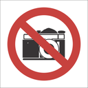 PV21 - SABS No cameras safety sign