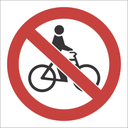 PV7 - SABS No cycling safety sign